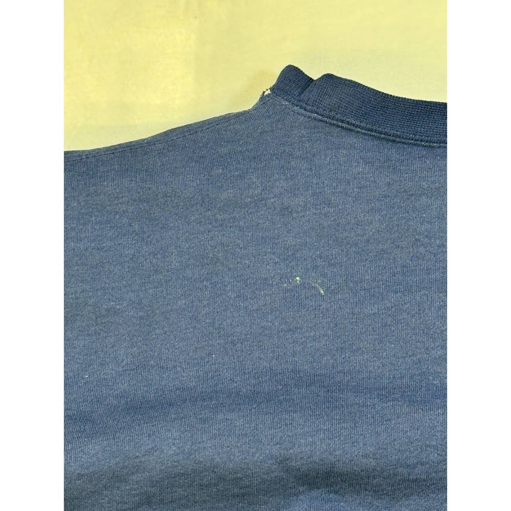 Vintage Gear for Sports Temple Athletic Dept Sweatshirt Navy Blue Crewneck Large - Picture 4 of 7